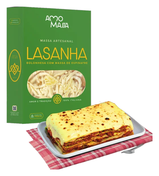 Lasanha · Massa de Espinafre